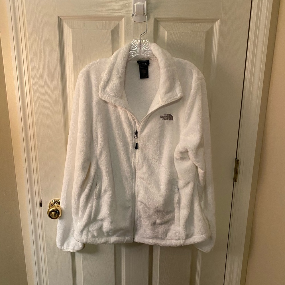 North Face fuzzy jacket